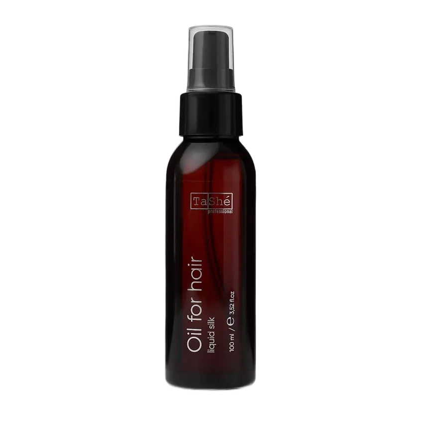 TaShé Professional Oil for Hair Liquid Silk — Термозащитное масло-флюид для интенсивного блеска и гладкости волос.